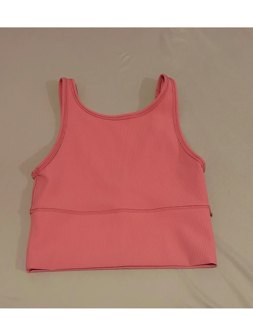 Lululemon Power Pivot Tank *Rib Rustic Coral Sz 4 NWOT